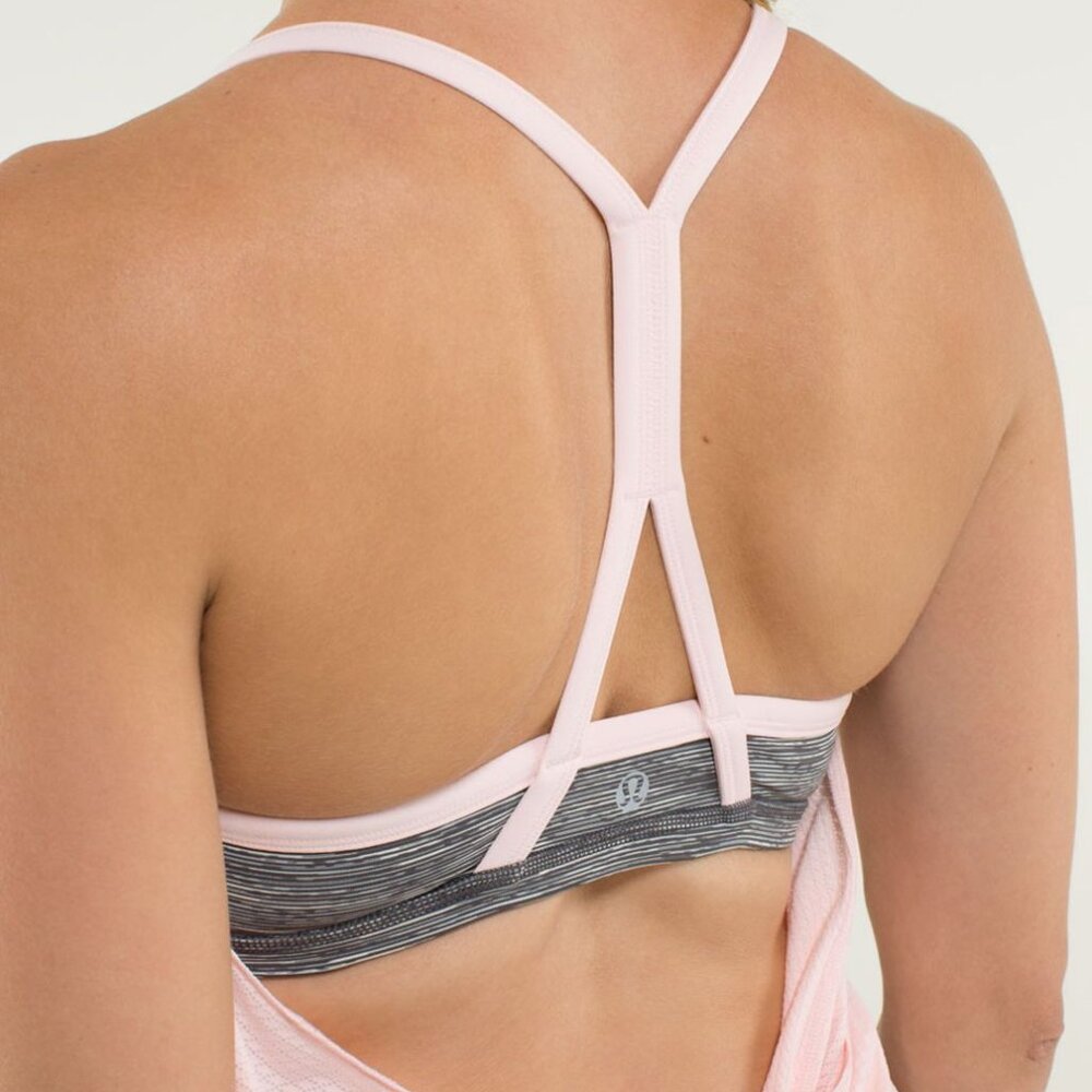 Lululemon C.Y.B Tank Pretty Pink / Wee Are From Space October Angel Wing